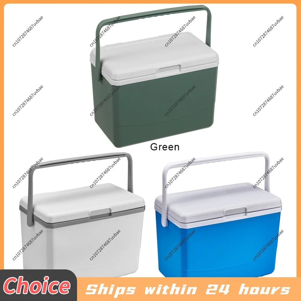 3L Insulated Portable Cooler with Handle Mini Freezer Fridge Heat Preservation Food Storage Cooler Box for Camping Tailgating