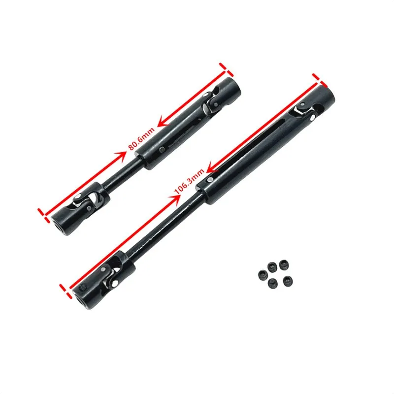 MACH-RC Car Accessories- Drive Shaft Kit Upgrade For WPL For 1/16 Scale C44 C34 FJ45 Models