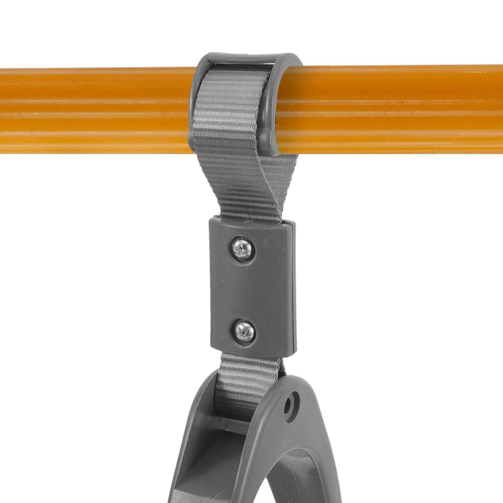 

Gray Triangle Handle Bus Grab Ring Car Assist Handles for Elderly Plastic Abs Portable Lightweight Travel Subway Fitness