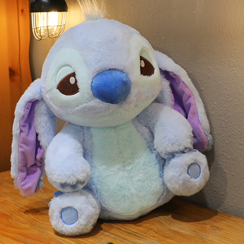 30/80cm Disney Lilo and Stitch Plush Toys Sleepy Posture Kawaii Cartoon Anime Plushie Stich Dolls Soft Stuffed Gift for kids