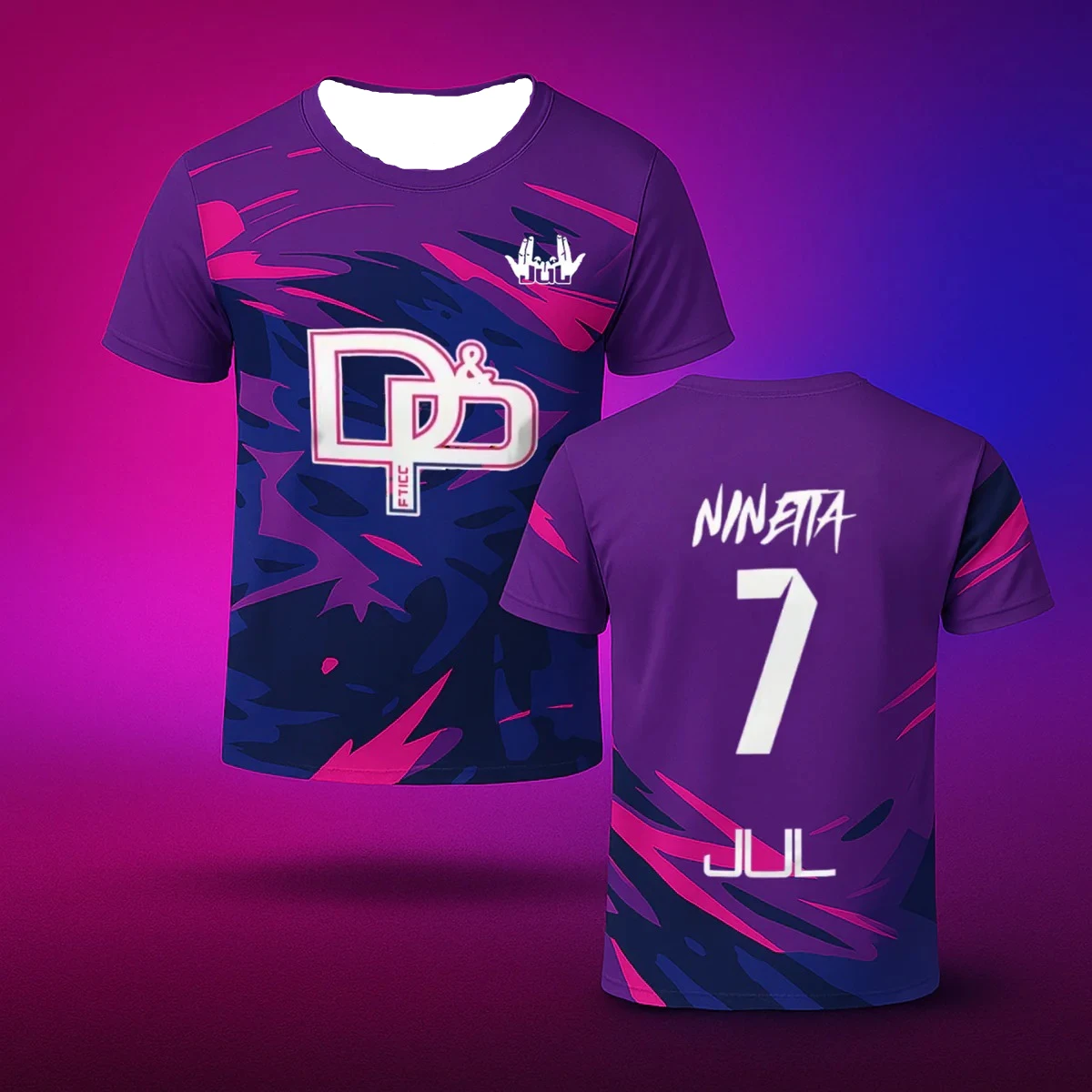 

Мужская и женская универсальная футболка JUL Rock Music в стиле хип-хоп, быстросохнущая баллистическая рубашка с 3D коротким рукавом