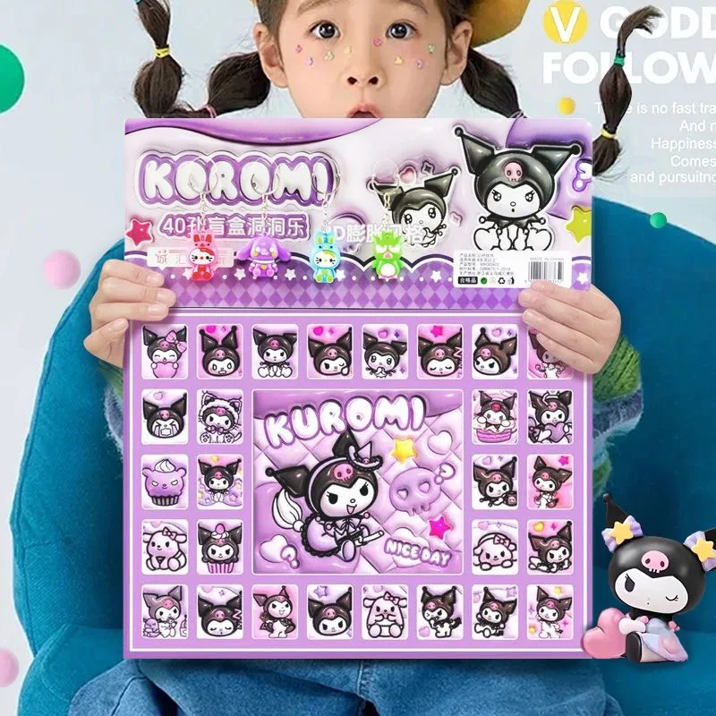 

Sanrio Hello Kitty Kuromi Melody Christmas Advent Calendar Anime Advent Surprise Toys for Children 2026 blind box Toys Gift