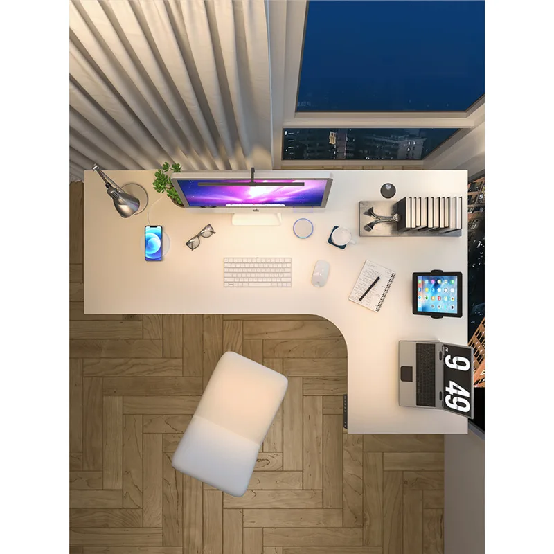Grab the desk corner L-shaped computer table Aimei simple desktop smart Z3
