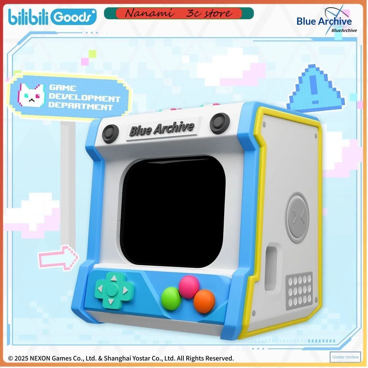 New Original Bluetooth Earphones Blue Archive CUBE FACE Touchscreen DIY Home Screen True Wireless Bluetooth Headphones