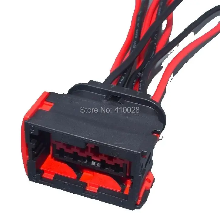 worldgolden 9-pin plastic parts waterproof connector wiring harness connector with terminal plug DJ7098-3.5-21 9P