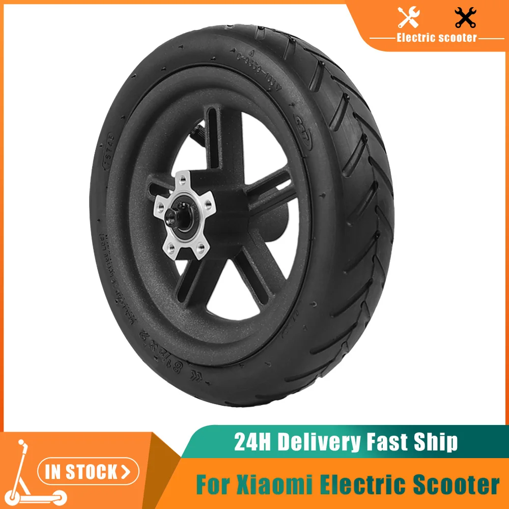 

Electric Scooter 8 1/2x2 Tyre Rear Wheel Assembly for Xiaomi M365 M365 Pro Rear Tire Set Replacement Wheel Parts