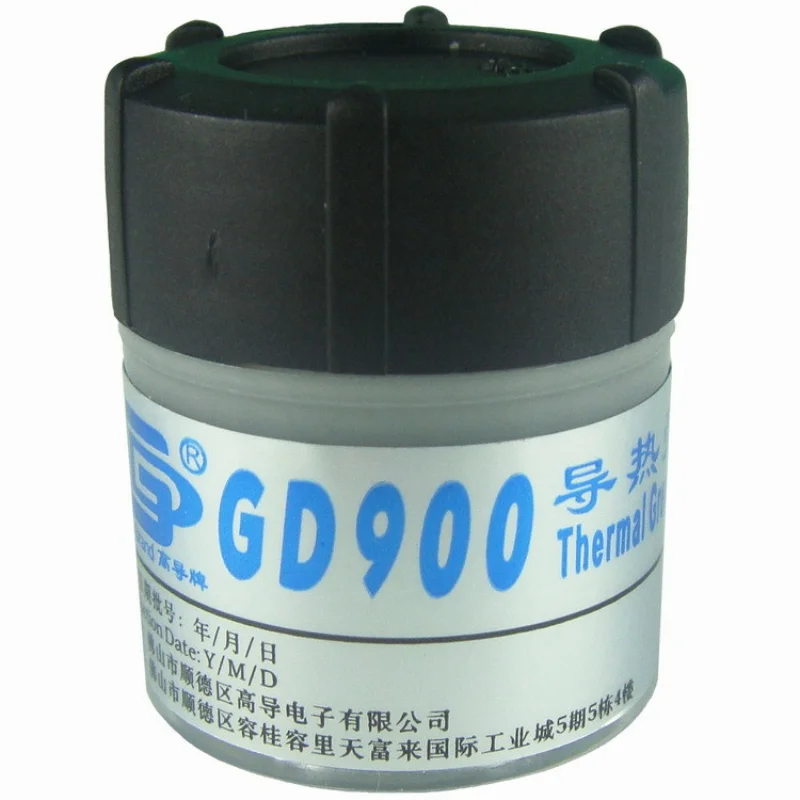 30g Gray Nano GD900 Containing Silver Thermal Conductivity Grease Paste Silicone Heat Sink Compound 4.8W/M-K for CPU