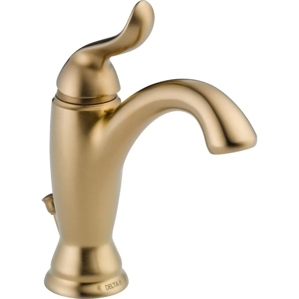 Single Hole Bathroom Faucet, Gold Bathroom Faucet, Single Handle, Diamond Seal Technology, Champagne Bronze