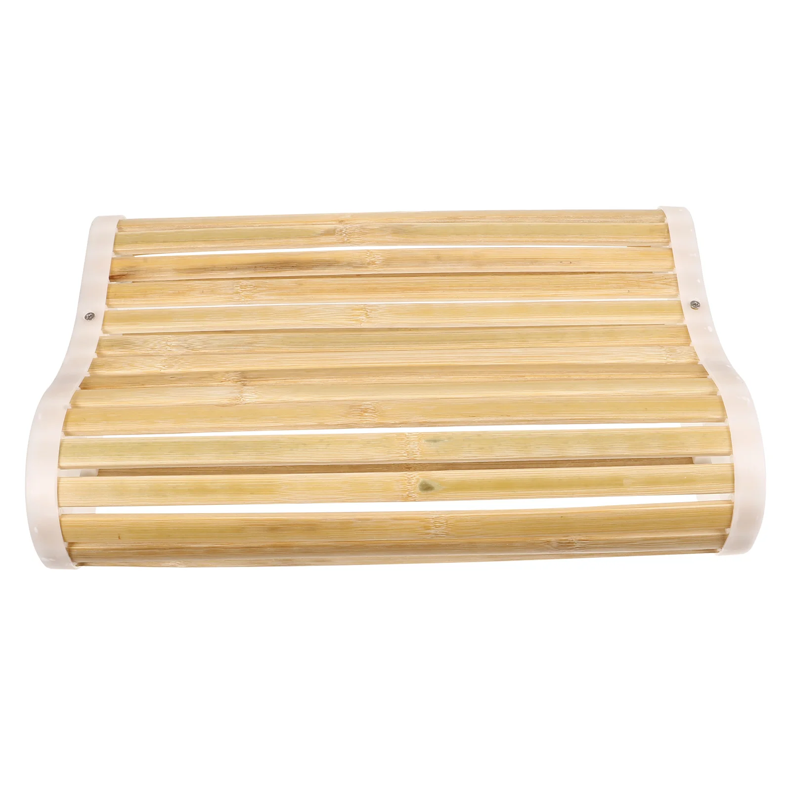 

Bamboo Pillow 27x40cm Hollow Cooling Neck Rest Bath Sauna for Seniors Soft Comfort Summer Use Cooling Pillows Bamboo Mat Cushion