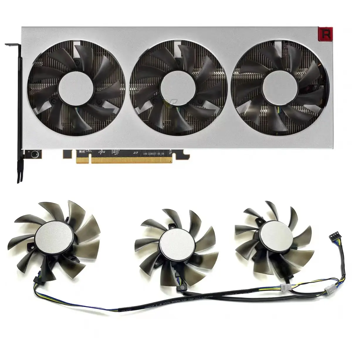 Voor Asrock Amd Radeon Vii FD8015H12S Video Videokaart Koelventilator 4pin