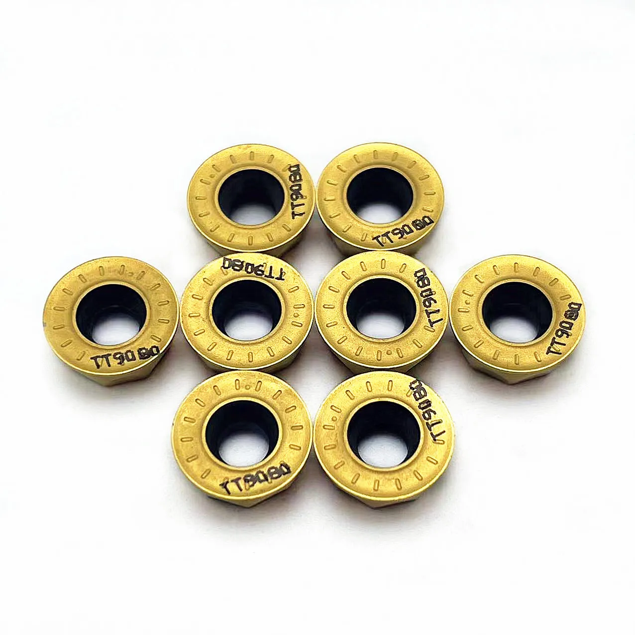 Herramienta de torneado de inserción de carburo Indexable, herramientas de torno de alta calidad, RPMT1204 M C TT9080