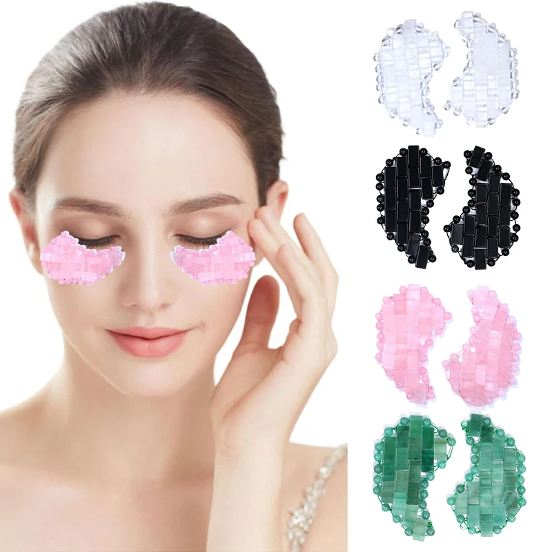 

Natural Jade Eye Mask Massager Cooling Jade Eye Mask Eye For Eye Relax Sleep Massager Mask Tools Mask Care Stone Face Sleep