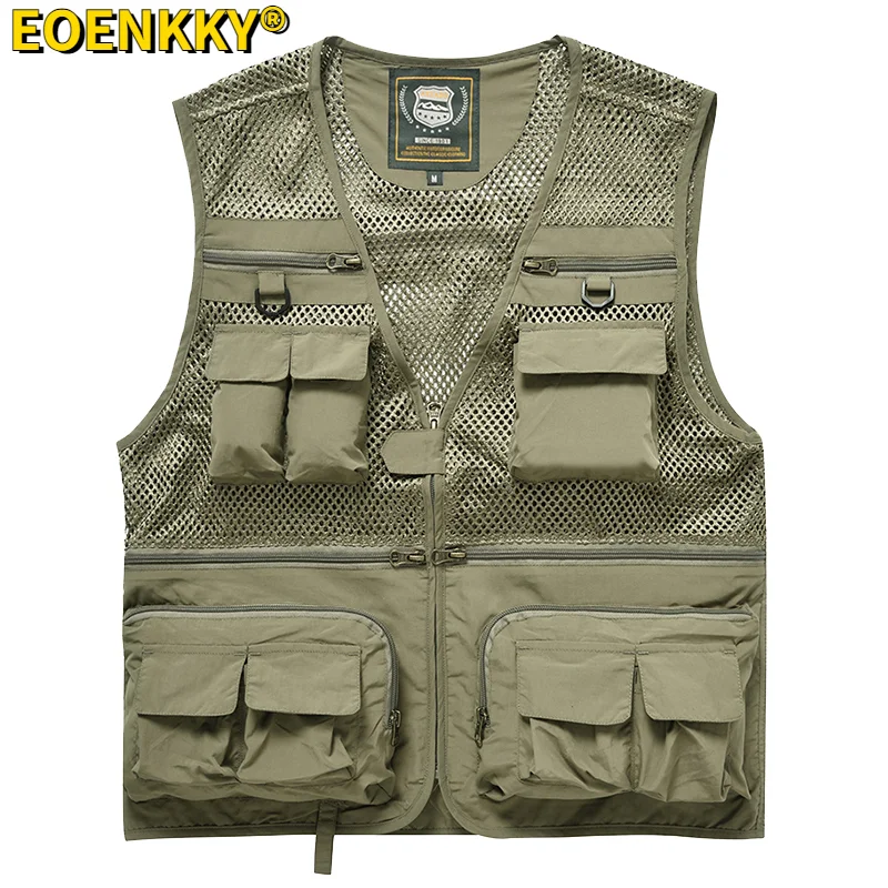 

16 Pockets Plus 6XL Men's Summer Camping Outdoor Work Hunting Fishing Hiking Rock Climbing Travel Quick Dry Waterproof Vest