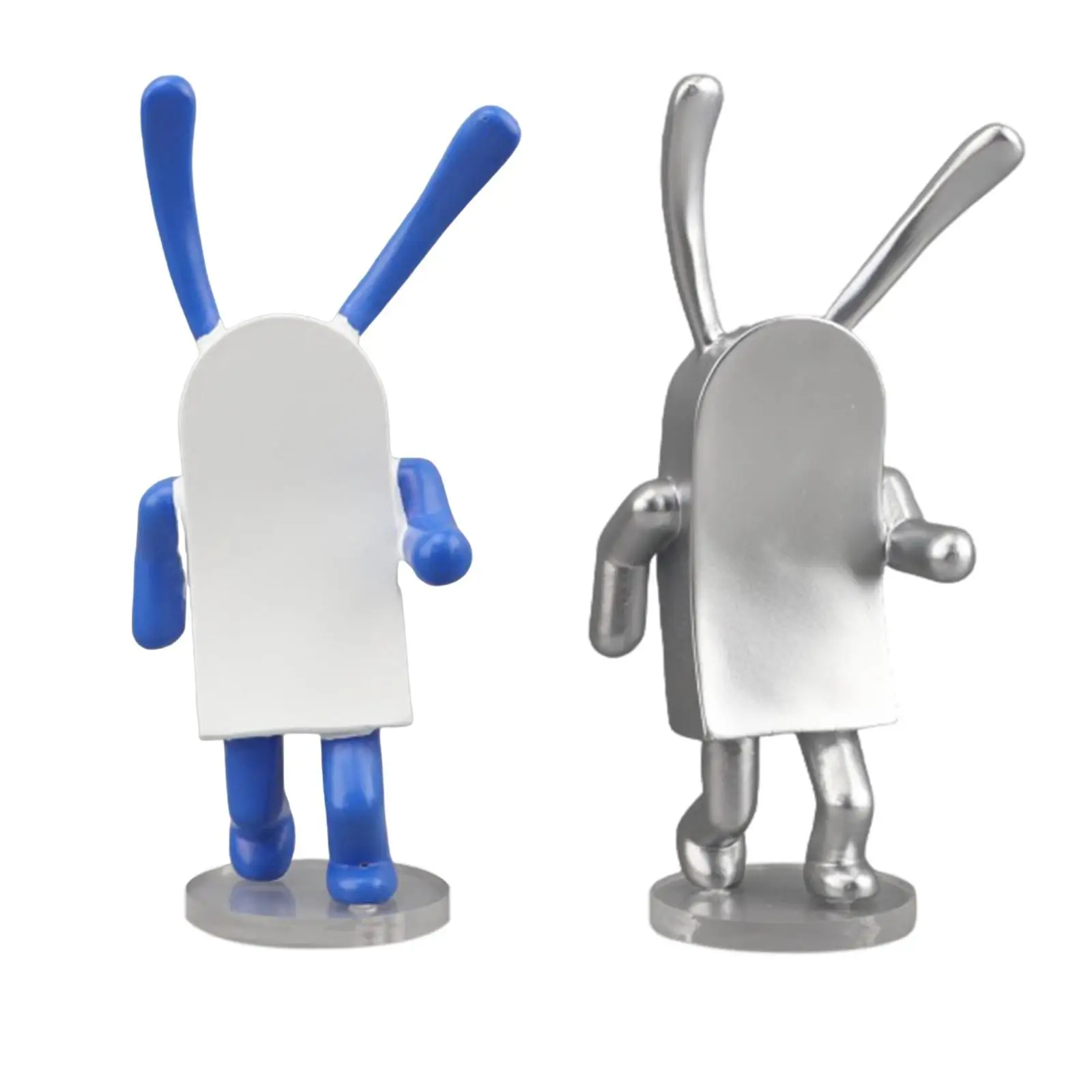 

Machine Bunny Statue Table Ornament Home Decor Collecting Ideal Gift Cartoon