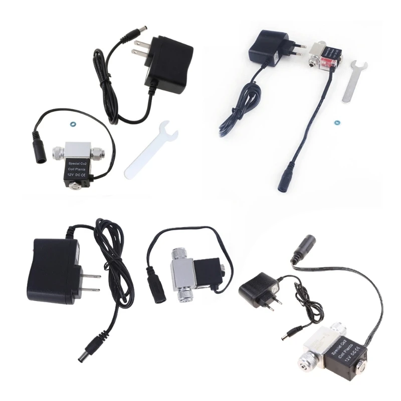 

CO2 Solenoid Valve DC 12V Aquarium CO2 Regulator System Low Temperature Solenoid Valve for Tank