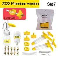 Kit de purga de aceite de freno de disco hidráulico de bicicleta, herramientas Ezmtb 2022 PRO para SHIMANO, SRAM, Avid, MAGURA 2021, herramienta de reparación de bicicletas de montaña y carretera