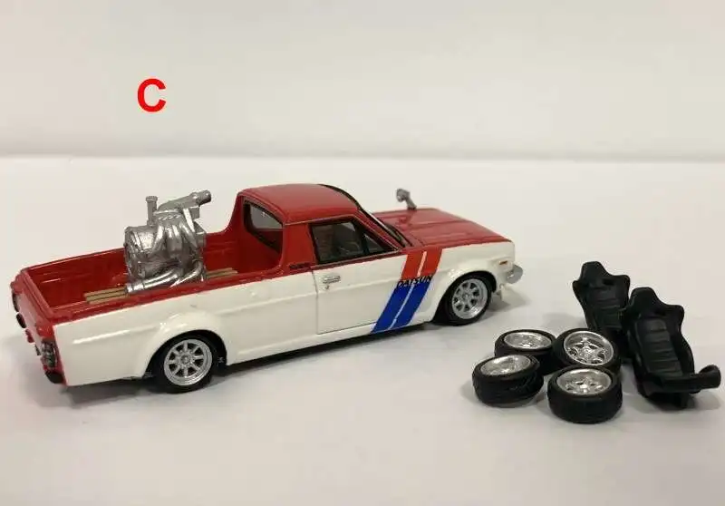 Stance Hunters SH 1:64 Datsun Sunny Truck B120 Resin Model Car