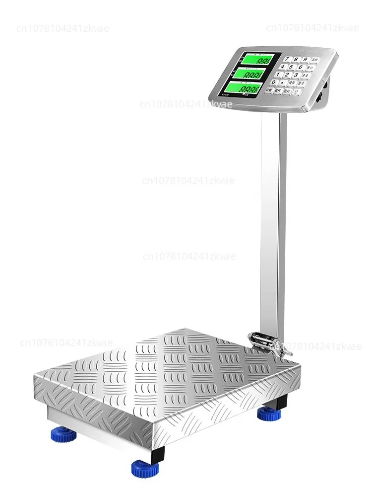 Commercial bench  stainless steel 150kg electronic scale 100kg  scale folding scale stainless steel material waterproof