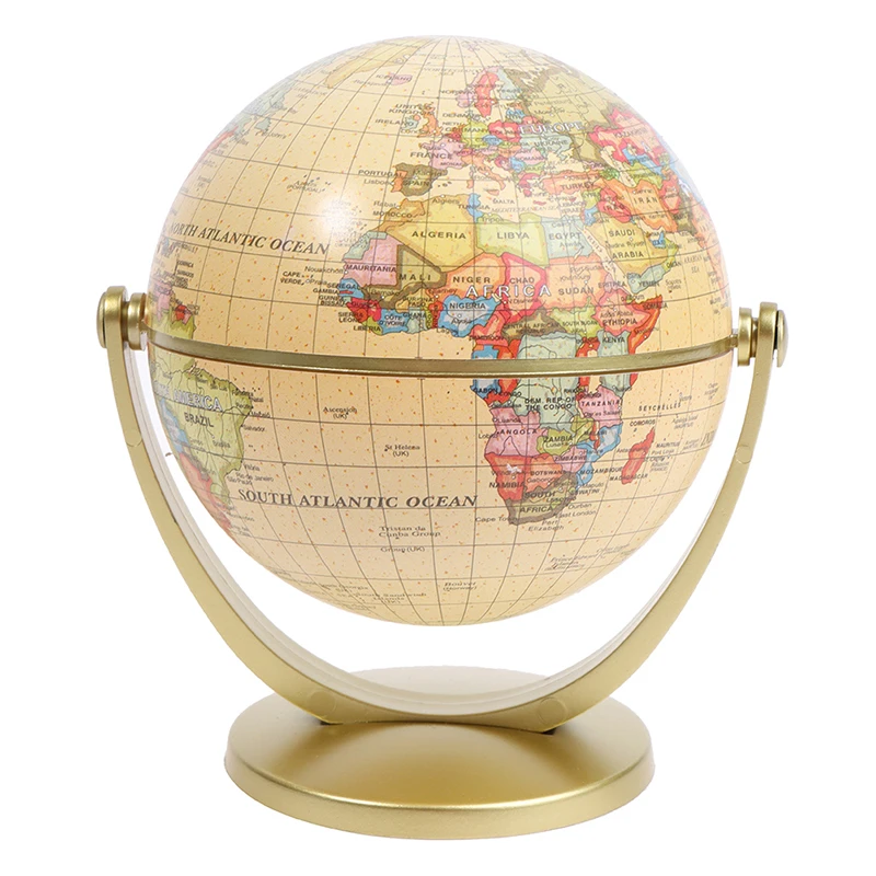 1PC Terrestrial Earth Globe World Map With Stand Geography Education Toy Home Decoration Office Ornament Kids Gift