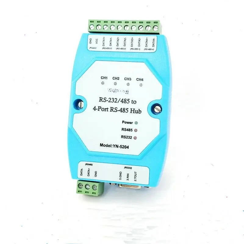 

Isolated 4-Port RS485 Hub Repeater Four-Way