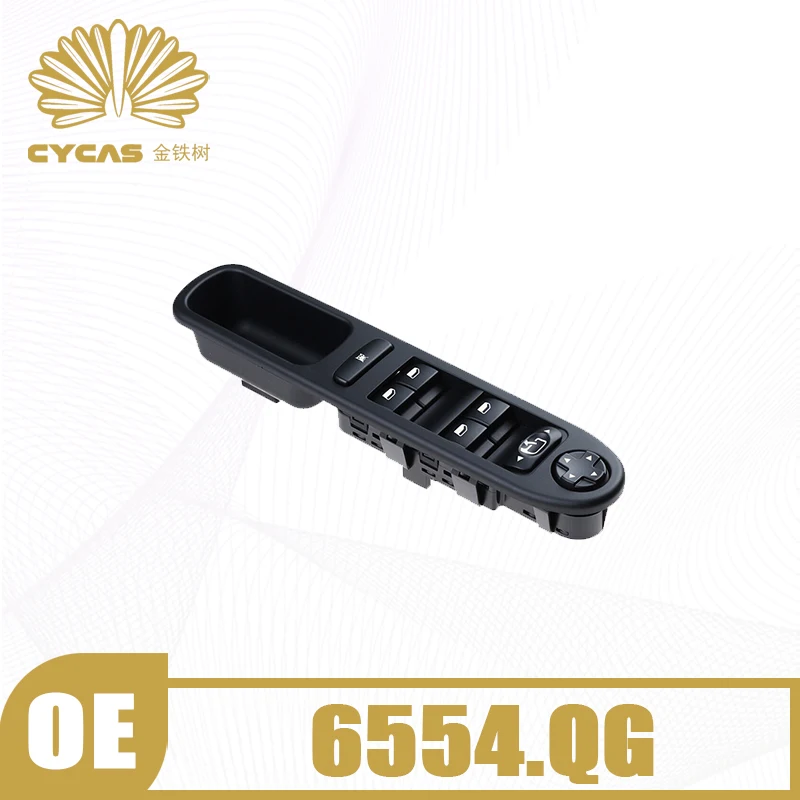 

CYCAS Main Driver Power Window Lift Switch Rearview Mirror Adjustment Button 6554.QG For Peugeot 207 Car Replacement Parts