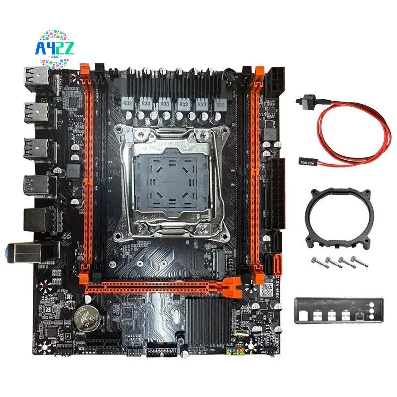 

Комплект материнской платы A42Z-X99 D4 для настольных ПК, B85 LGA2011-3, 4 слота DDR4 REG ECC RAM, M.2 PCIE, SATA3.0, игровая материнская плата X99