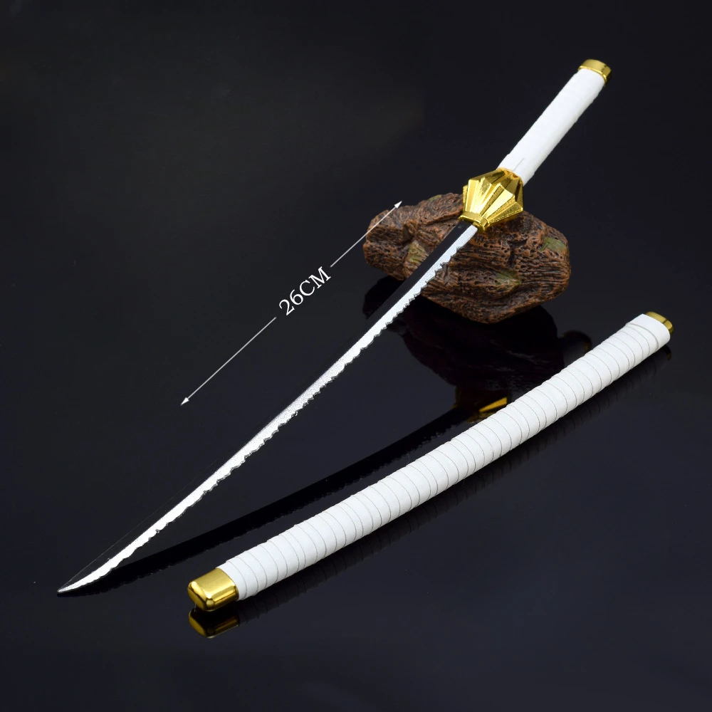 

BLEACH Weapon Zaraki Kenpachi Nozarashi 26cm Metal Anime Peripheral Weapon Model Katana Samurai Sword Gifts Toys for Children