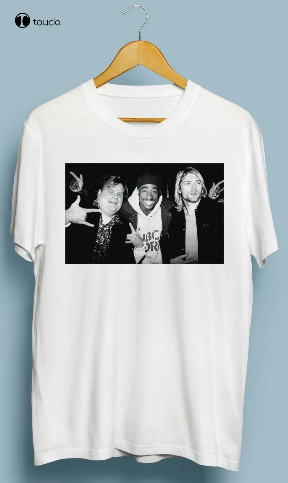 Vintage Tupac Chris Farley Kurt Cobain T-Shirt Size S M L Xl 2Xl Tee Shirt