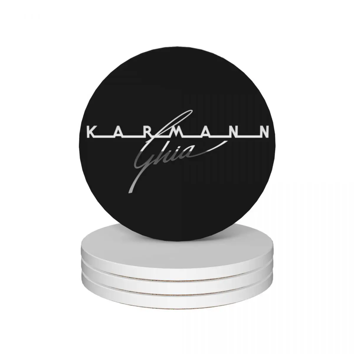 

KARMANN GHIA Ceramic Coasters (Set of 4) original mat for dishes pot kawaii Coasters