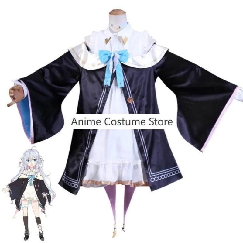 YouTuber-Costume de Cosplay Kagura Nana pour Femme, Perruque, Manteau Anime, Robe Sexy, Tenue de Femme, Uniforme Mignon Lolita, Imbibé