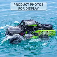 JJRC Q191 Rc Car Waterproof Amphibious 4Wd Off-Road Vehicle Remote Control Water Land Crawler Climbing Truck Toys for Children