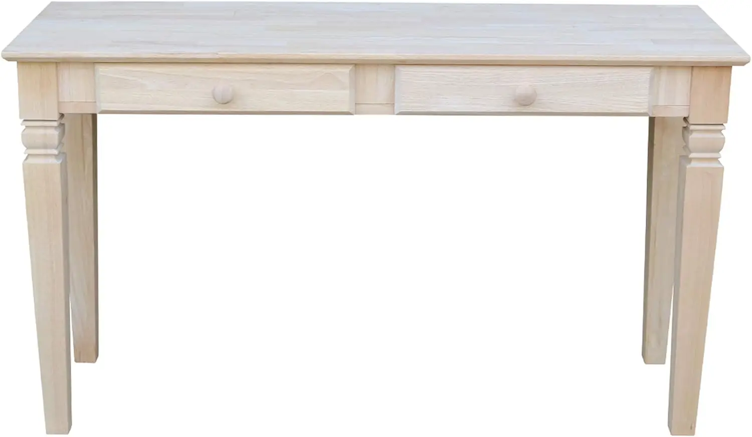 International Concepts Java Sofa Table with 2 Drawers, Unfinished