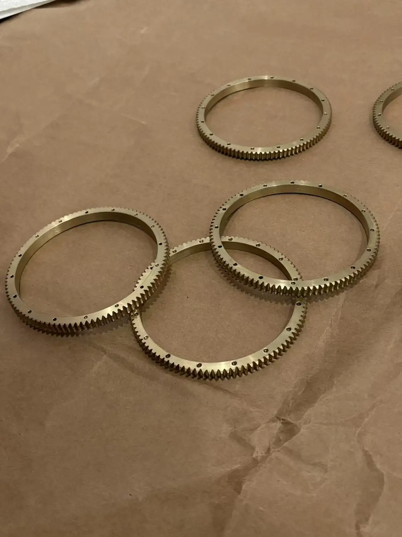 Custom High Quality Stainless Steel Worm Gear and Worm Shaft  Copper Worm Shaft Gear Brass Gear