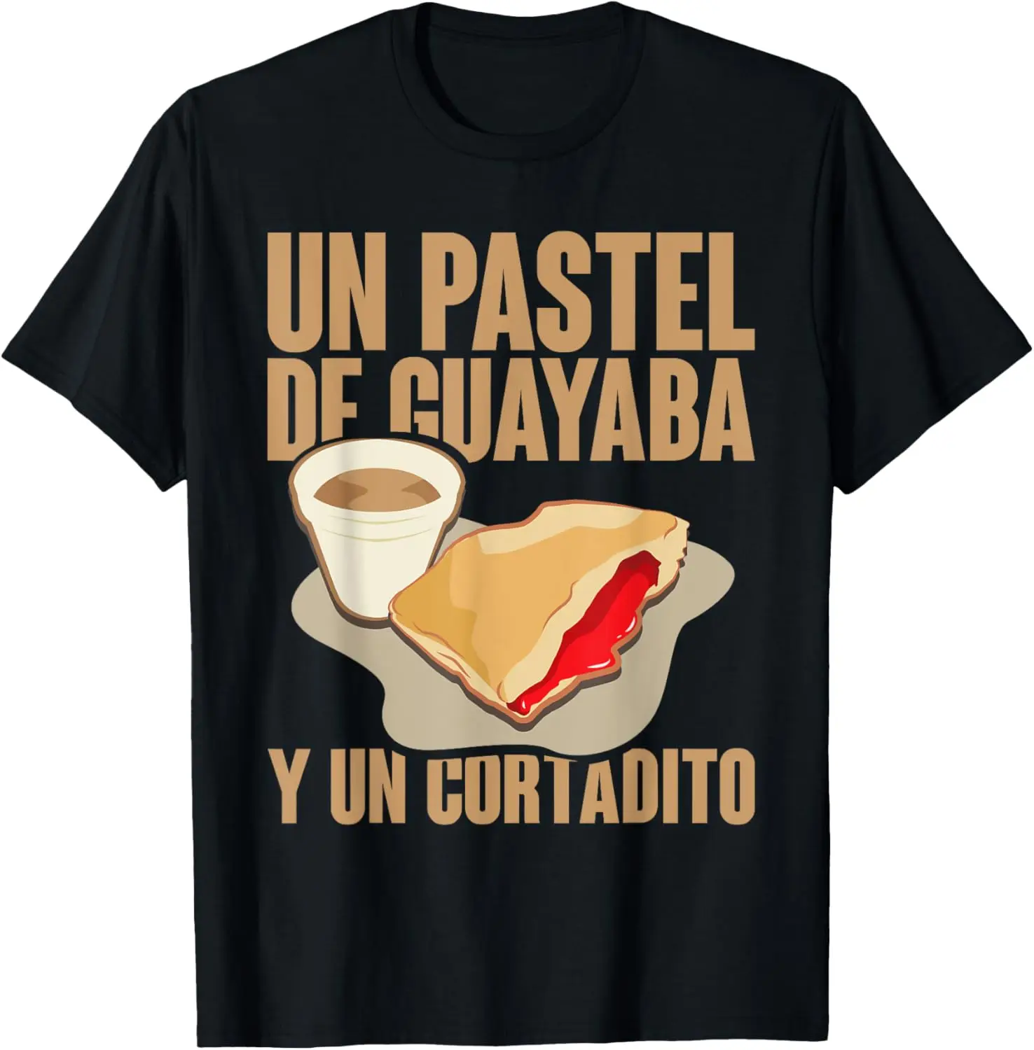 Camiseta divertida de café cubano, Guayaba, guayaba, desayuno