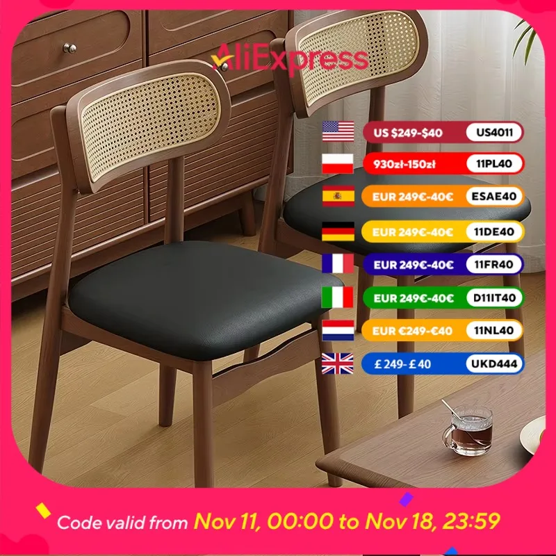 الشمال نمط كرسي طعام خشبي منجد الظهر منتصف القرن صالة الطعام كرسي غرفة المعيشة مكتب Stuhl الأثاث للمطبخ