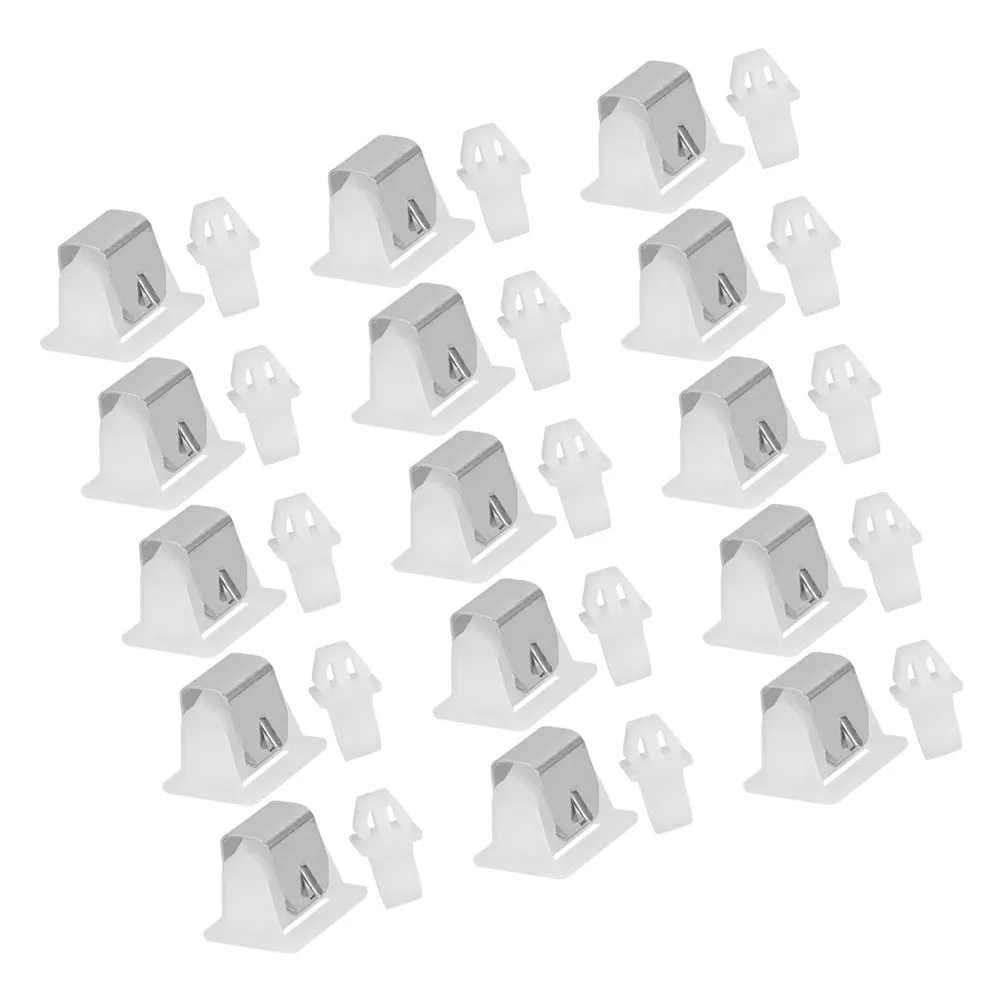 15Pcs Dryer Door Latch Strike Parts Heavy Duty Wash Machine Dryer Door Lock Replacement Kit Lightweight Compact for Home