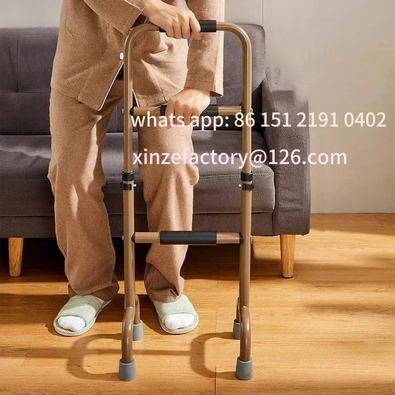 درابزين مساعد قابل للتخصيص، إطار مساعدة متنقل أوروبي، أثاث كبير من الألومنيوم الحديث، حاجز بجانب السرير مصنوع من خليط معدني لكبار السن