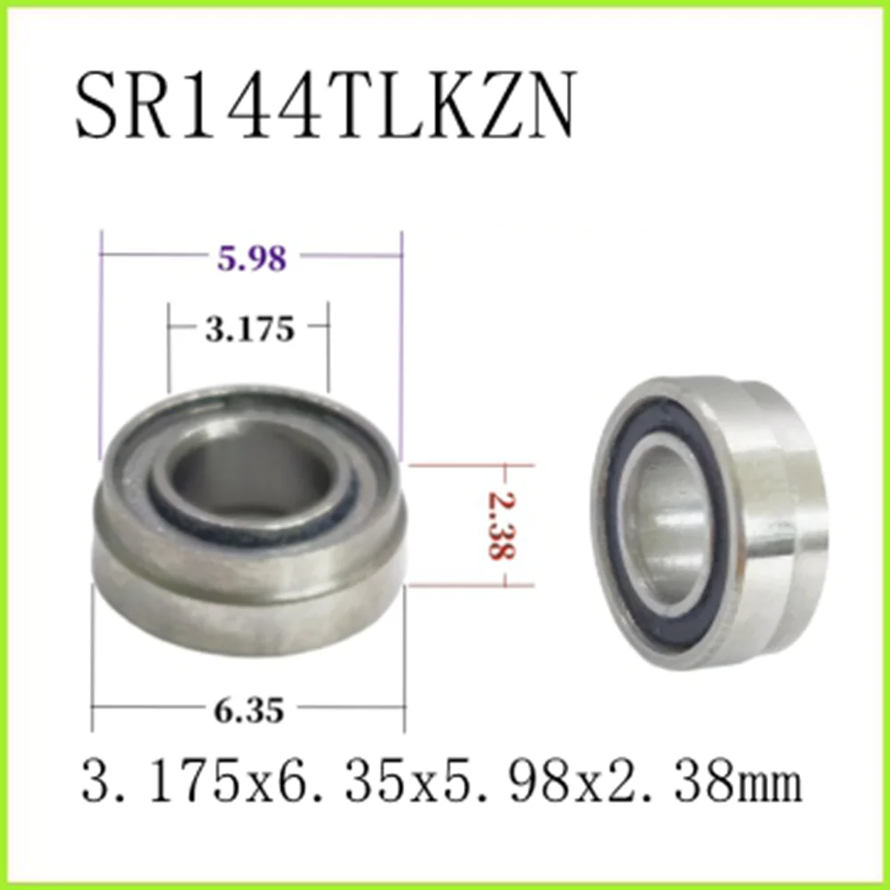 10pcs Dabi MS-350 handpiece bearings SR144TLKZN for Dabi turbine 3.175x6.35x5.98x2.38mm