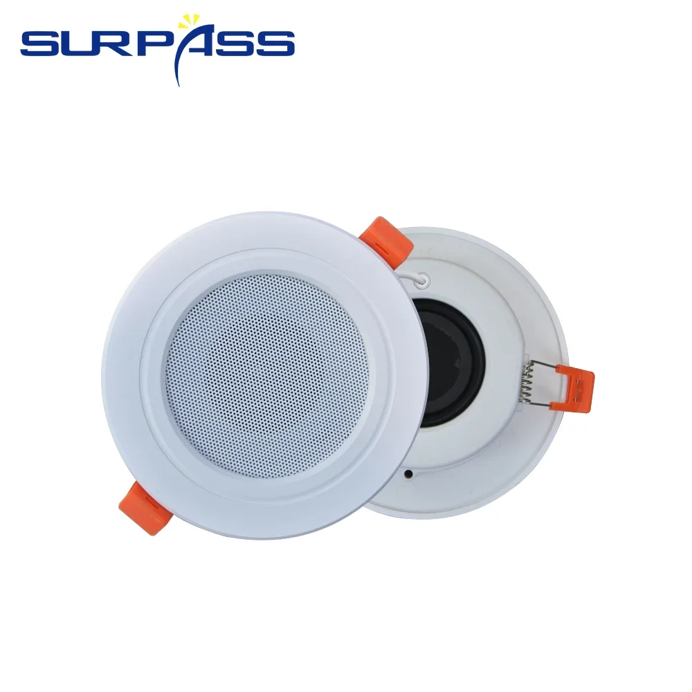 3 Inch10W audience Full Range Speaker Moisture-proof Ceiling Speaker Fashion Passive Music Loud Home Audio System for Kitchen