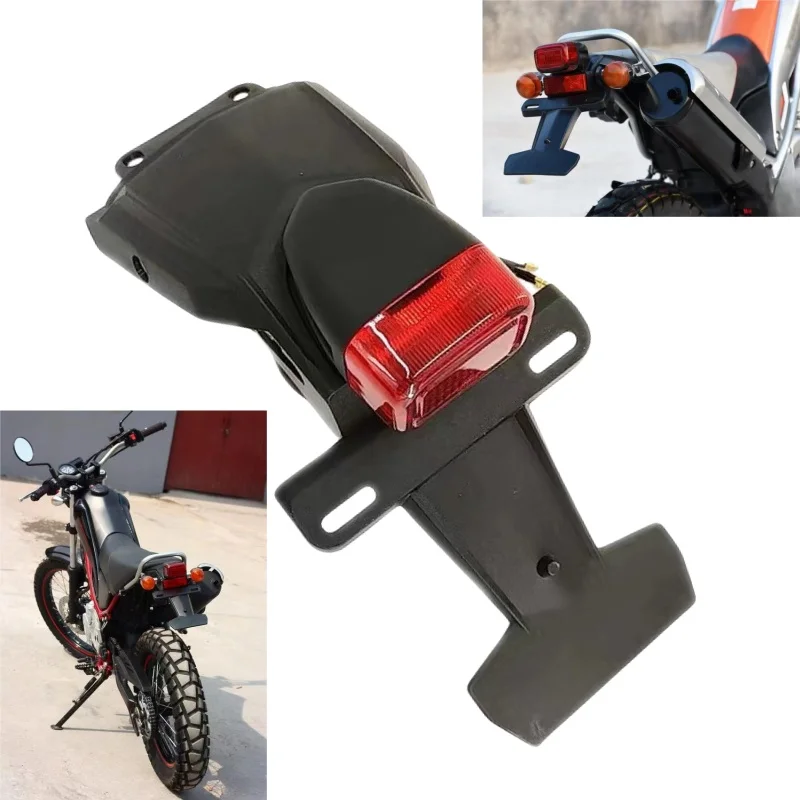 For Yamaha XG250 XG 250 Tricker Rear Fender Fender Mudguard License Plate Taillight Bracket Turn Signal Lamp Holder