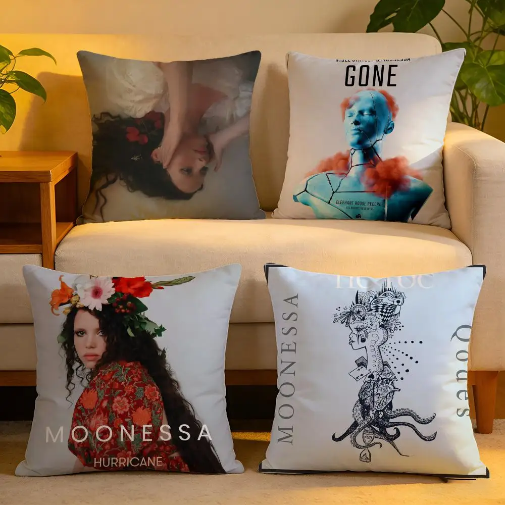 

Cushion Cover Linen Skin-Friendly Soft Decorative Case for Sofa Home Decor M-Moonessa Album Cover Pillow cover