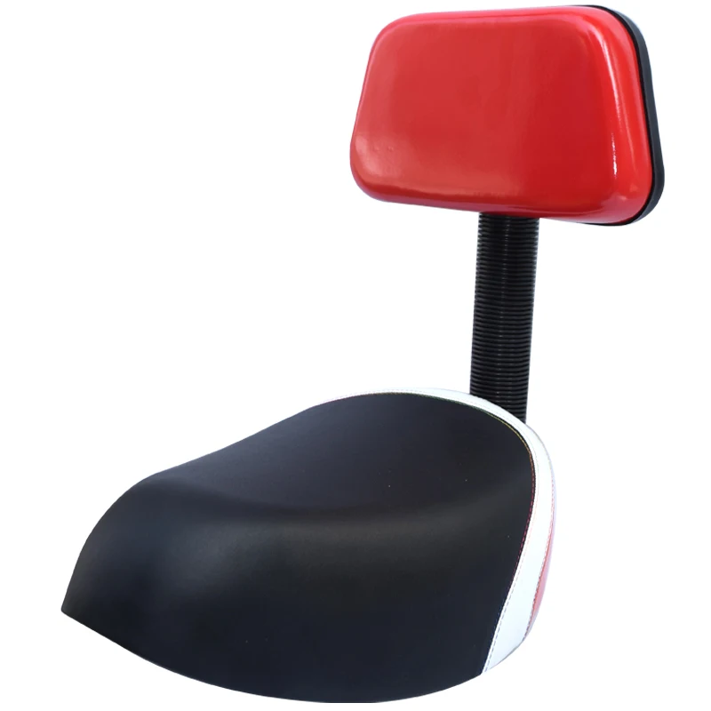 

Electric Battery Motorcycle Seat Saddle Cushion Heavy plus-Sized Thickened Broadband Backrest Universal