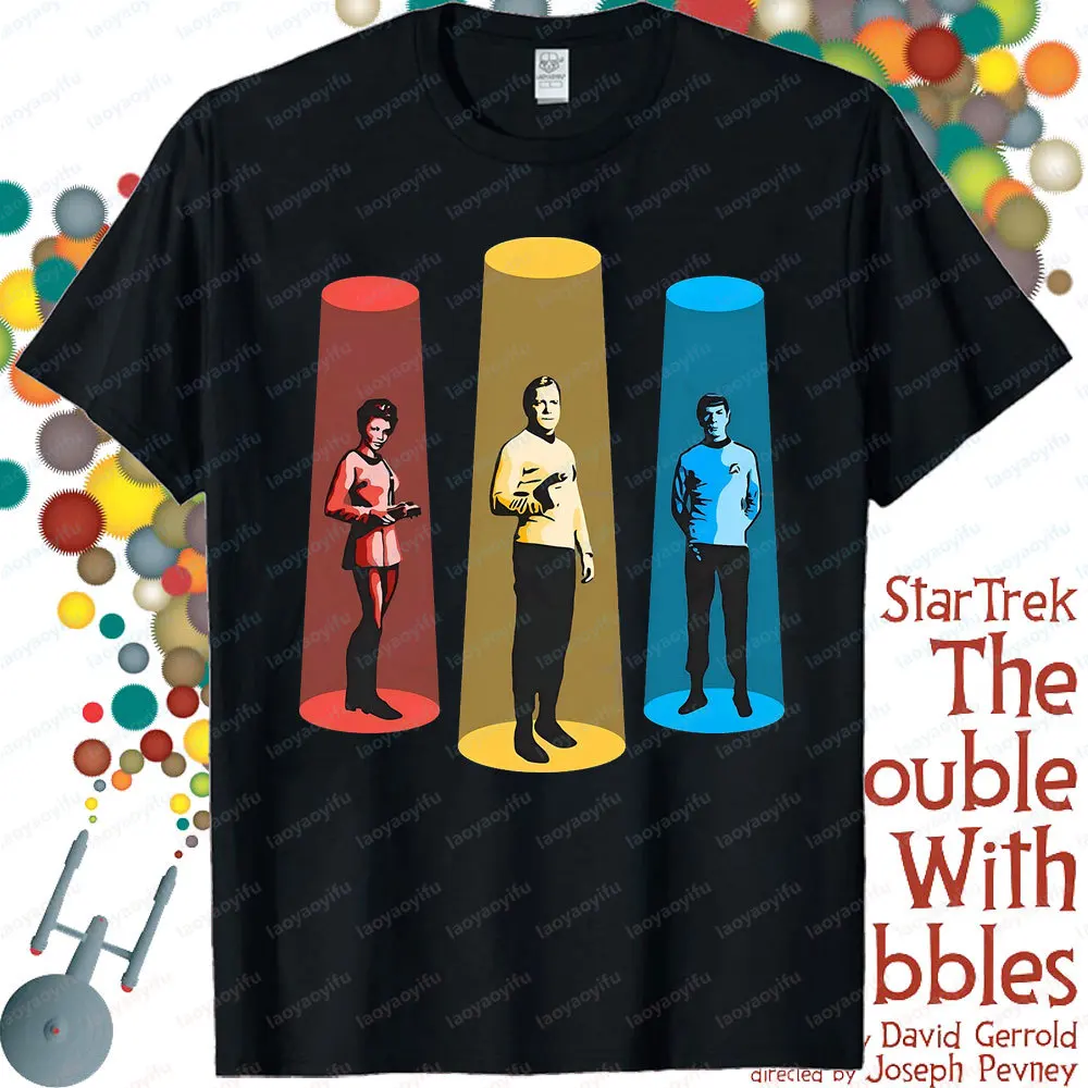 Star Trek Classic Film Creative Design T-shirt Men Women Summer Causal Fashion Crewneck Cotton Tee Tops Graphic Printed T Shirt