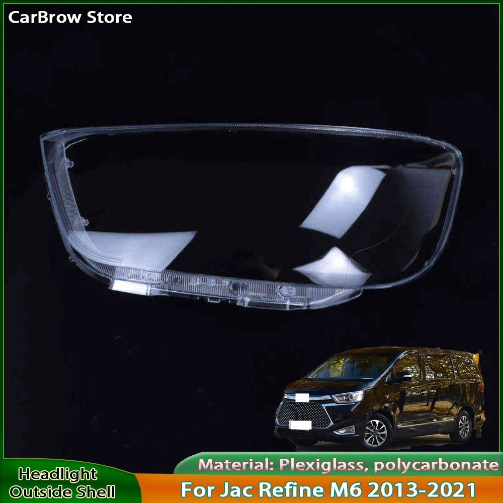 

Headlamp Shell Plexiglass For Jac Refine M6 2013 2014 2015 2016 2017 2018 2019 2020 Headlight Lens Cover Transparent Lampshade