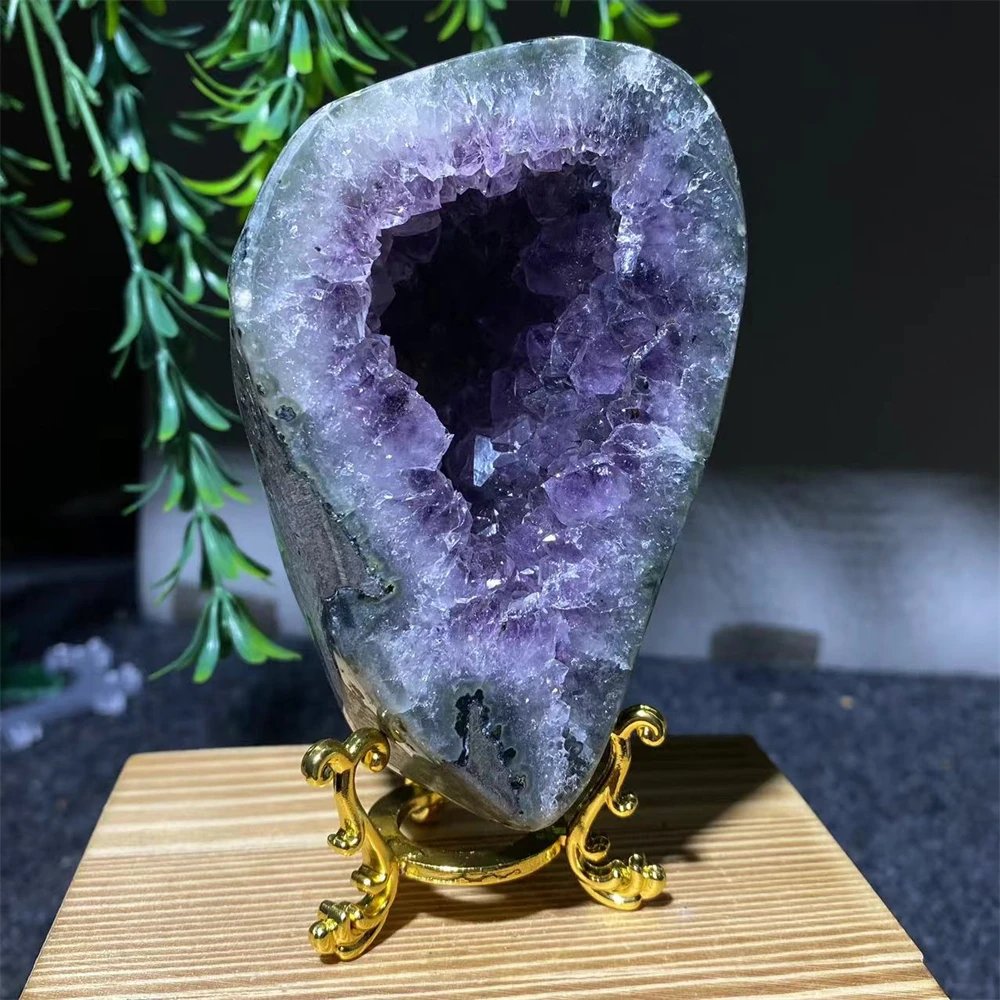 Agate Amethyst Specimen Cluster Stone Quartz Minerals Healing Living Gemstone Reiki Geode Room Decoration Indie Home Aquarium