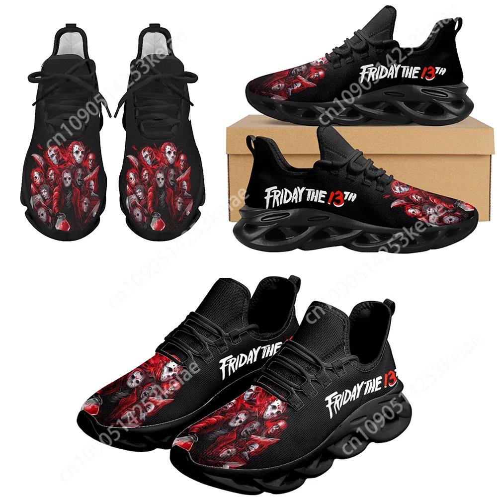 Custom Made Horror Movie Character Sneakers Jason / Michael Myers / Freddy Krueger / Chuck Air Cushion Shoes Halloween Tennis