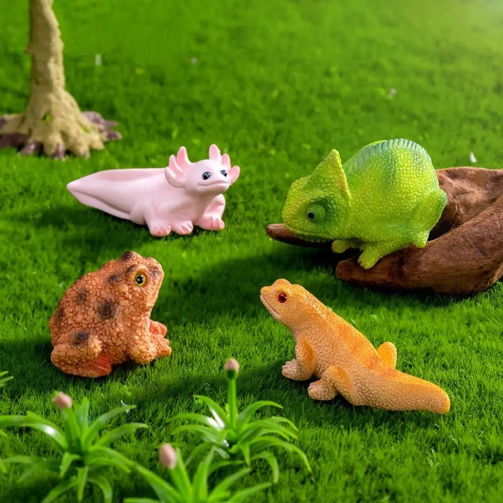 

DIY Doll House Animals Statue Car Ornament Home Desktop Decoration Miniature Figurines Gift Animals Model Mini Animals Figurine