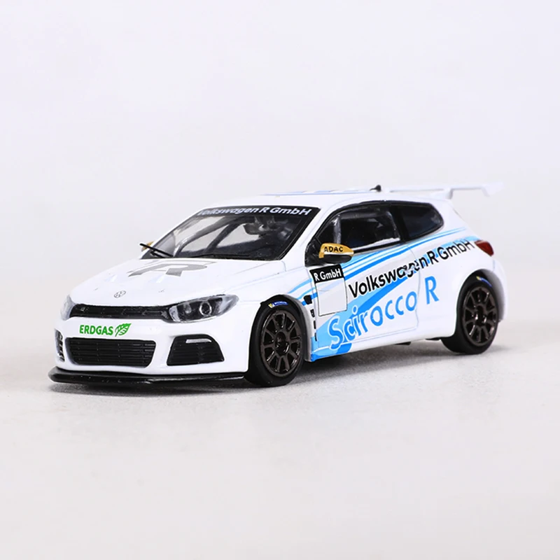 GCD 1:64 Scirocco R White/Black/Green/Blue Alloy Model Car