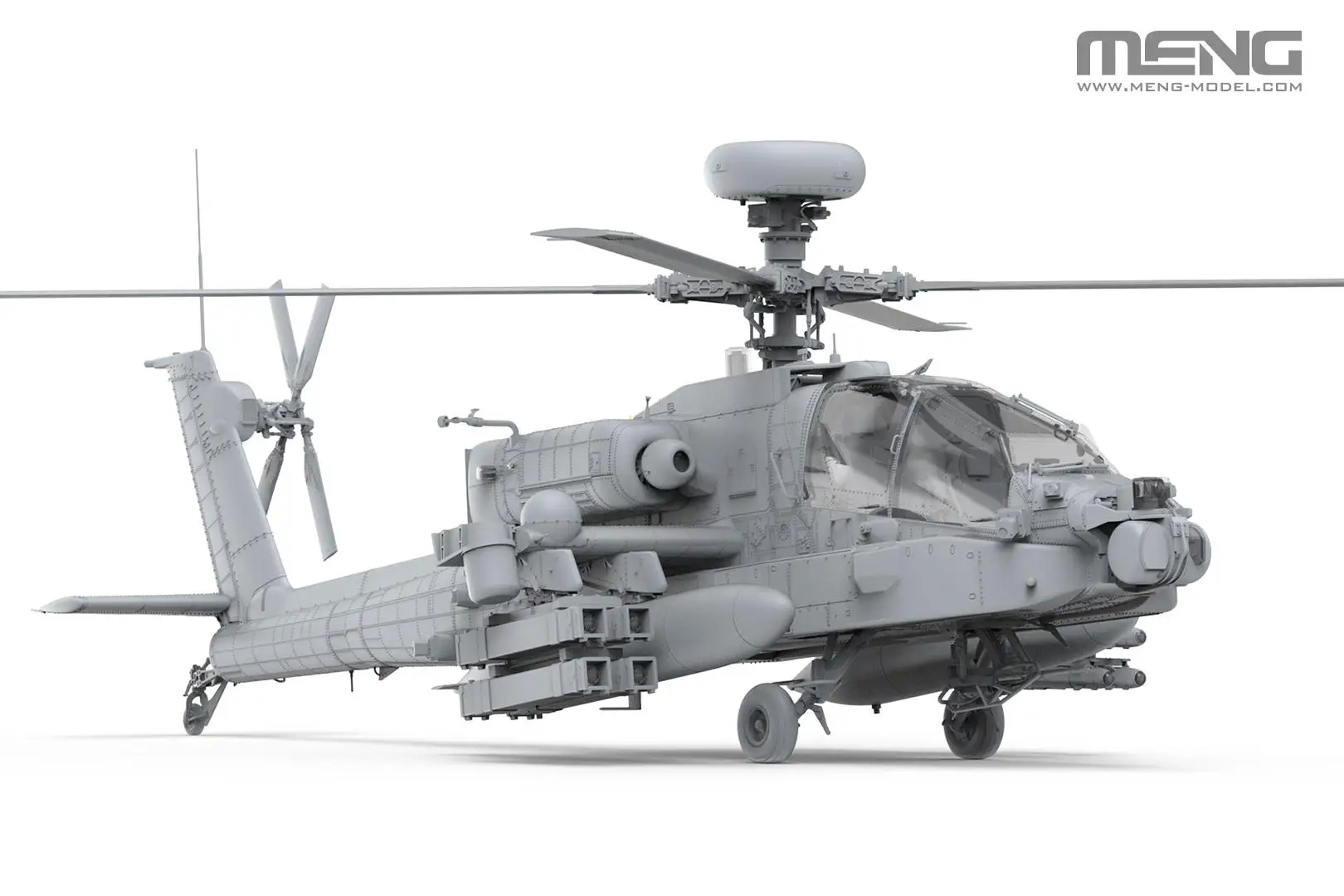 MENG QS-005 1/35 AH-64D SARAF HEAVY ATTACK HELICOPTER (ISRAELI AIR FORCE)