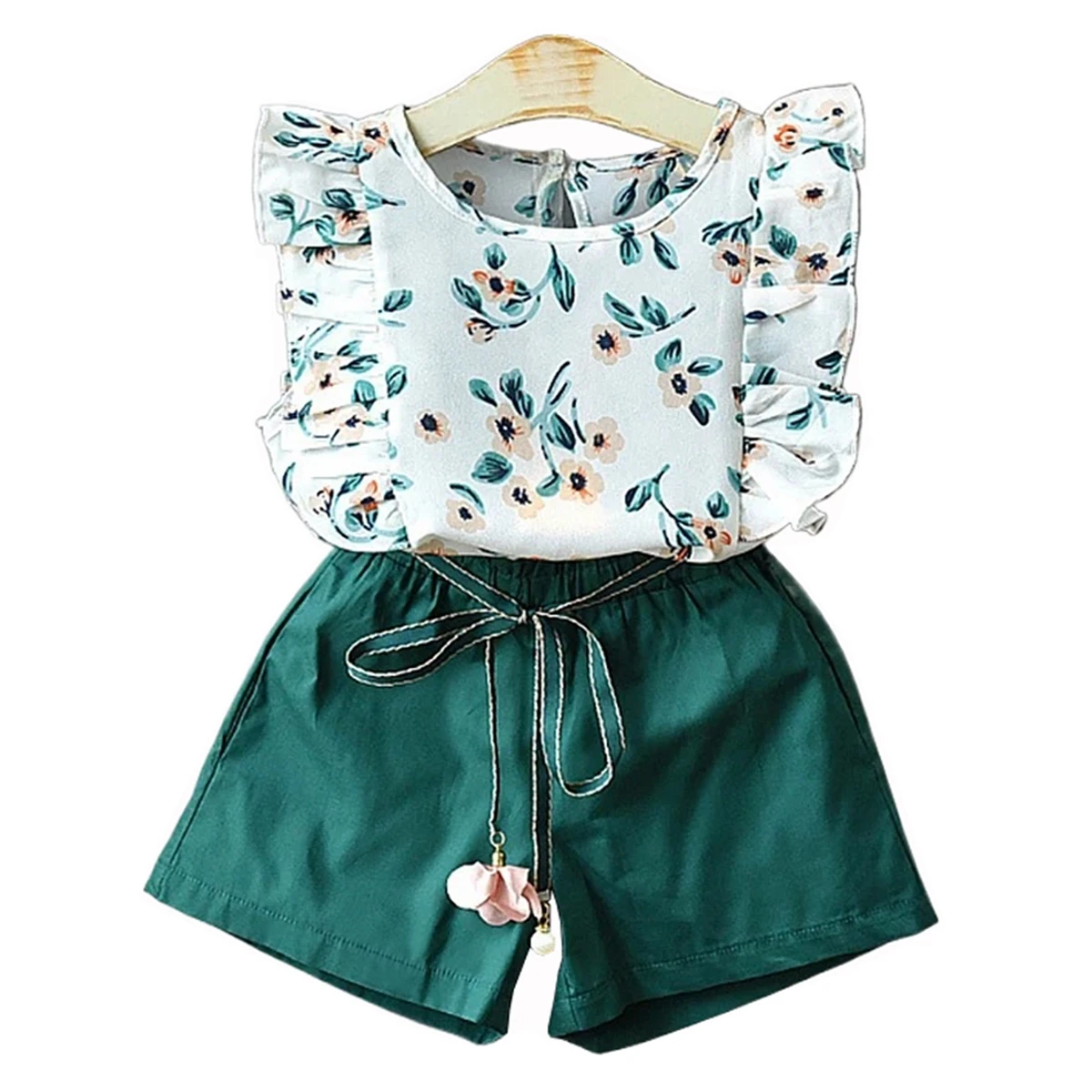 

Summer New Children Clothing Sets Baby Girl Clothes Sets T-Shirts Tops+Shorts 2PCS/Set Children Outfits Infant Clothes Sets